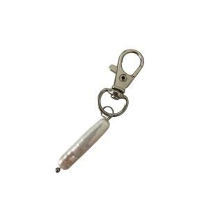 Baroque pearl purse charm